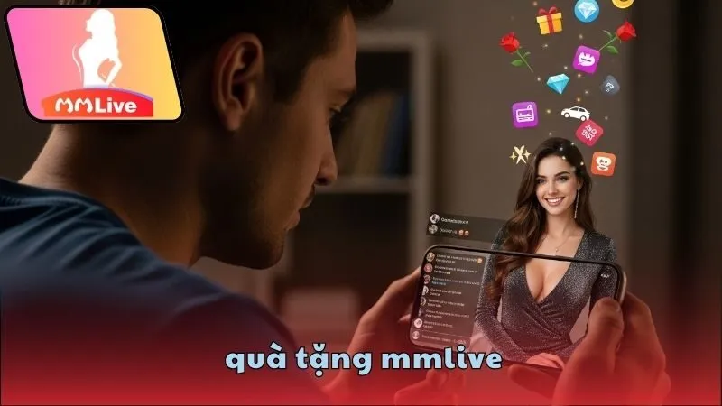 Cách tặng quà trong ứng dụng MMlive